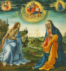 Apparizione di Cristo alla Madonna